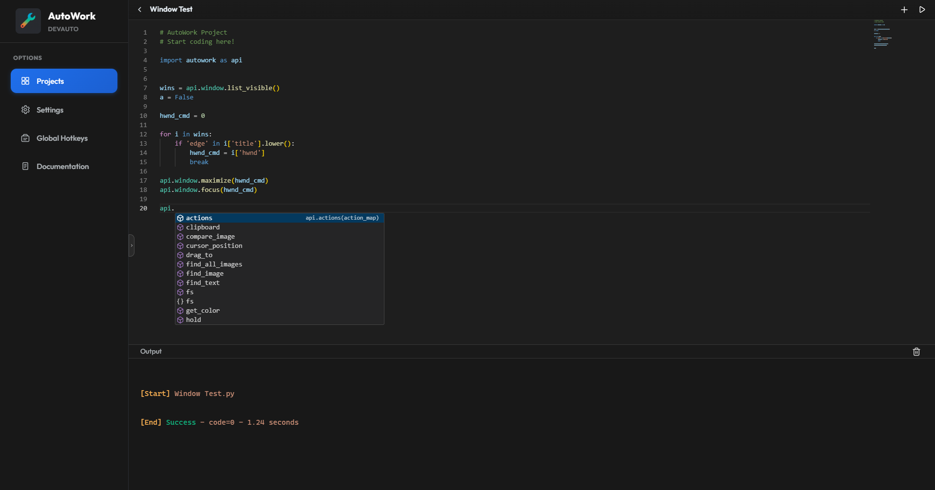 AutoWork IDE